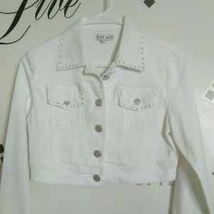 Mur Mur Women's white denim jacket